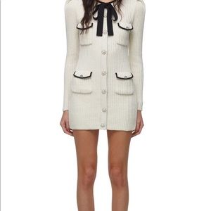 Self Portrait Ivory Lorex Dress